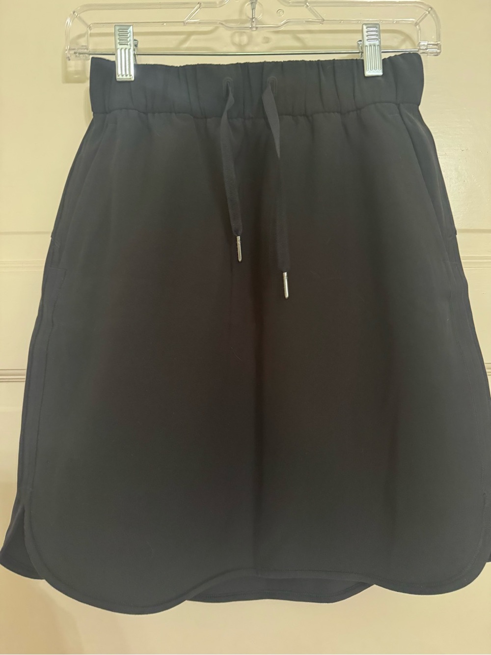lululemon athletica Black Drawstring Athletic Skirt